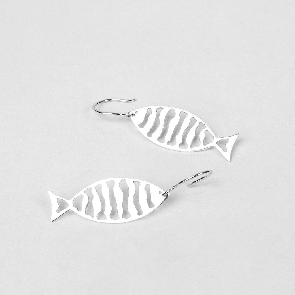Aretes en plata