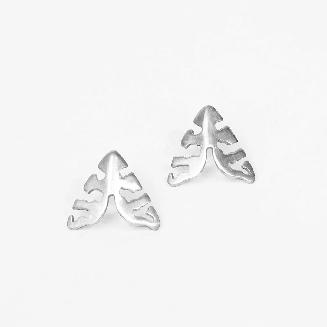 Aretes en plata