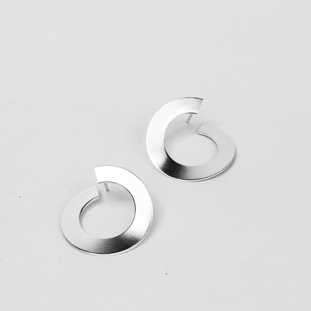 Aretes en plata