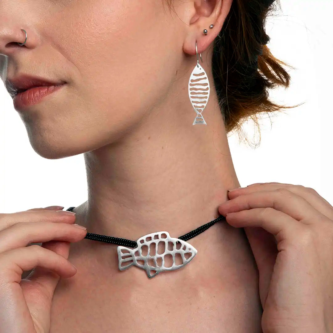 Collar Pez Moderno No. 2