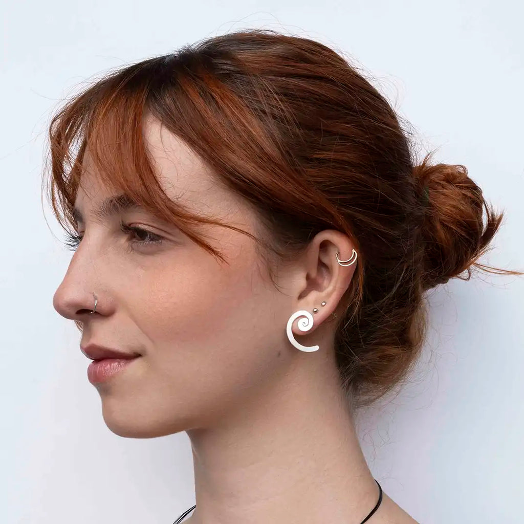 Aretes Espiral Áurea